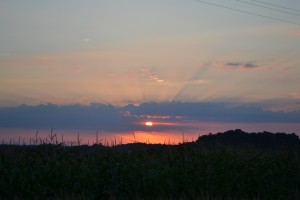 wschód słońca nad sobótką (Kopiowanie)