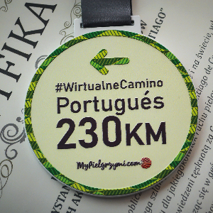Wirtualne Camino Portugues z Porto 230km