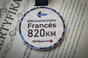 Wirtualne Camino Frances 820km