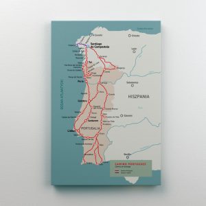 Mapa Camino Portugues