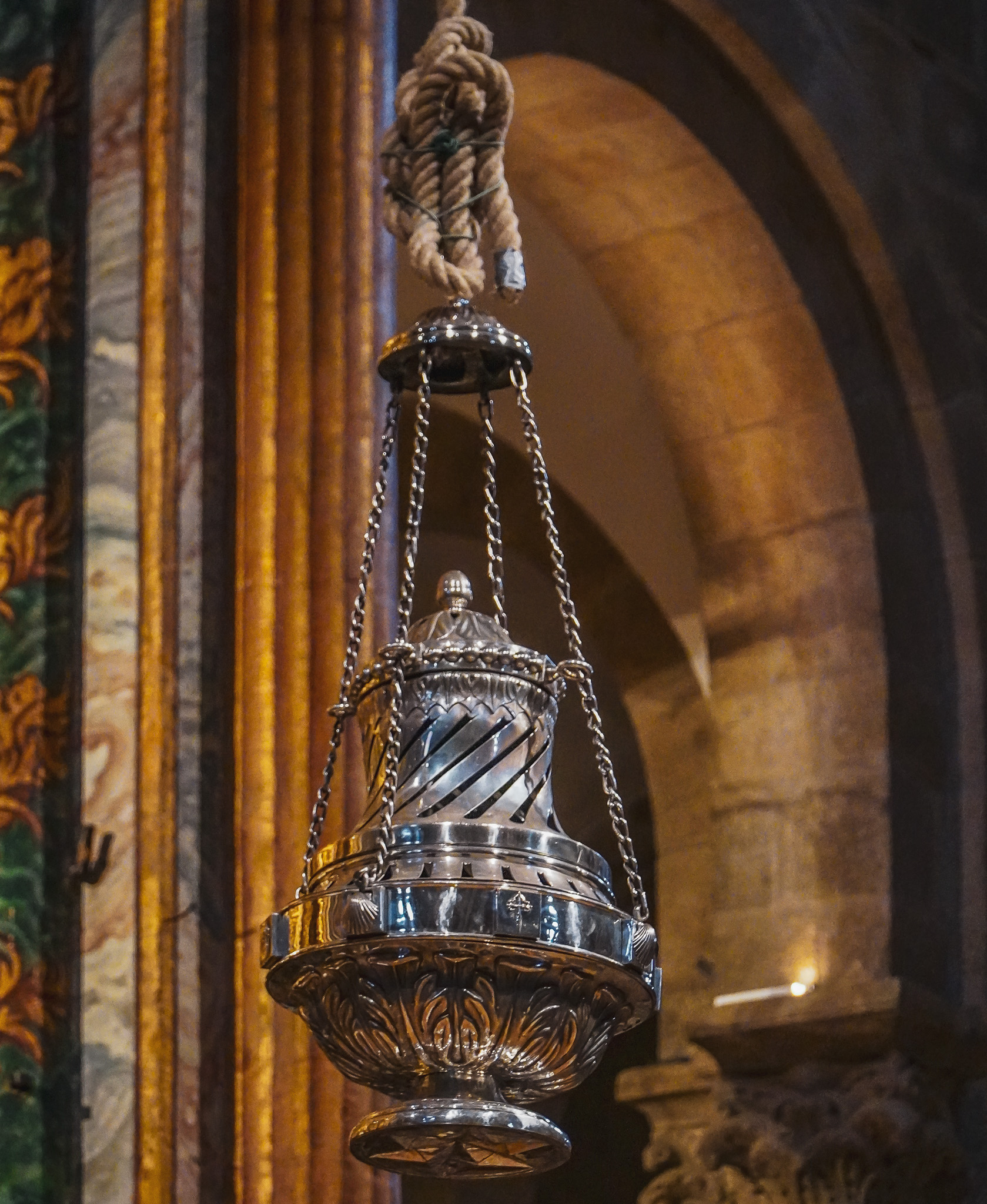 Botafumeiro Santiago de Compostela kadzielnica