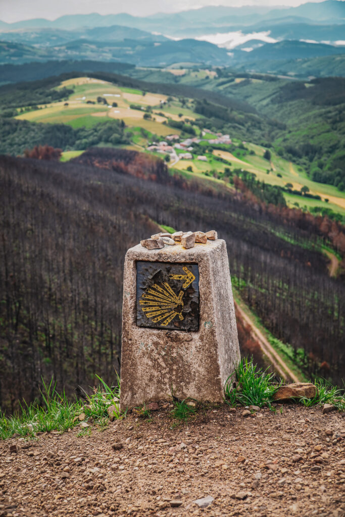 Camino Primitivo - etap z Campiello do A Mesa drogą szpitali