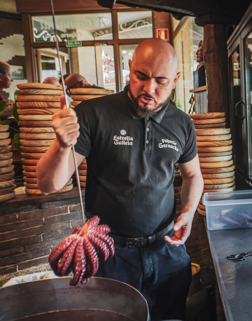 Camino Primitivo - etap do Melide - pulperia A Garnacha