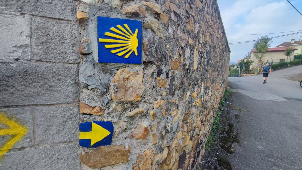 Camino Primitivo Etap 1 - oznakowanie szlaku