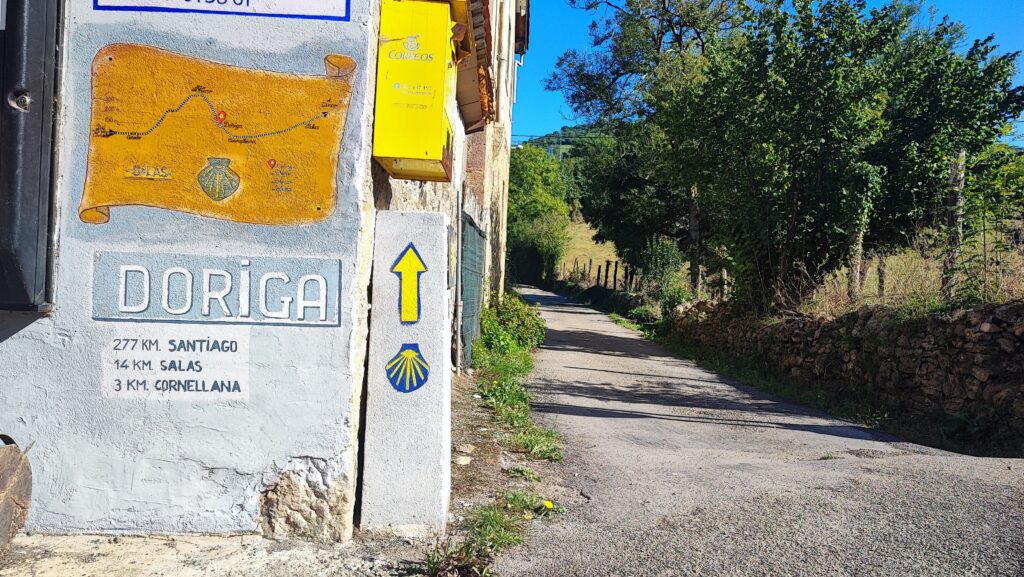 Etap 2 Camino Primitivo - Grado - Salas 277km do Santiago