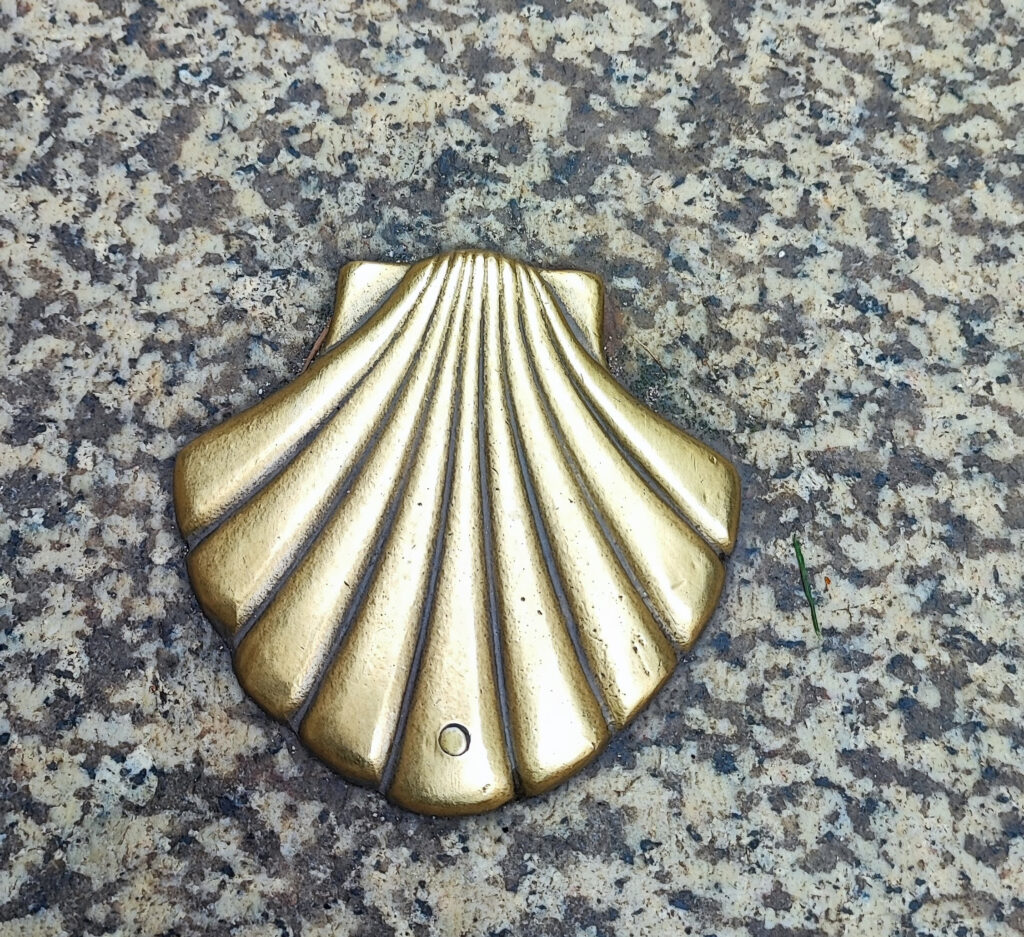 Muszla Camino Primitivo w Oviedo-2